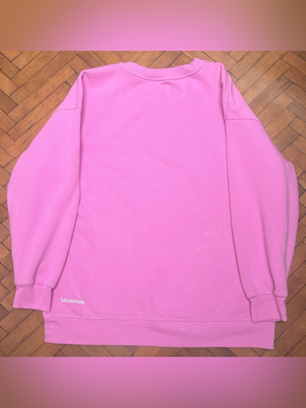 Lululemon Perfectly Oversized Crew In Dahlia Mauve Size 10 - Picture 2 of 6